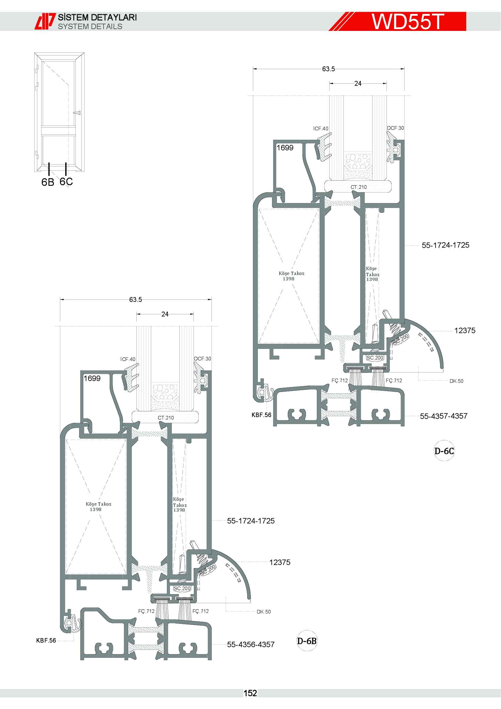 S 55 Yalıtımlı Alüminyum 85